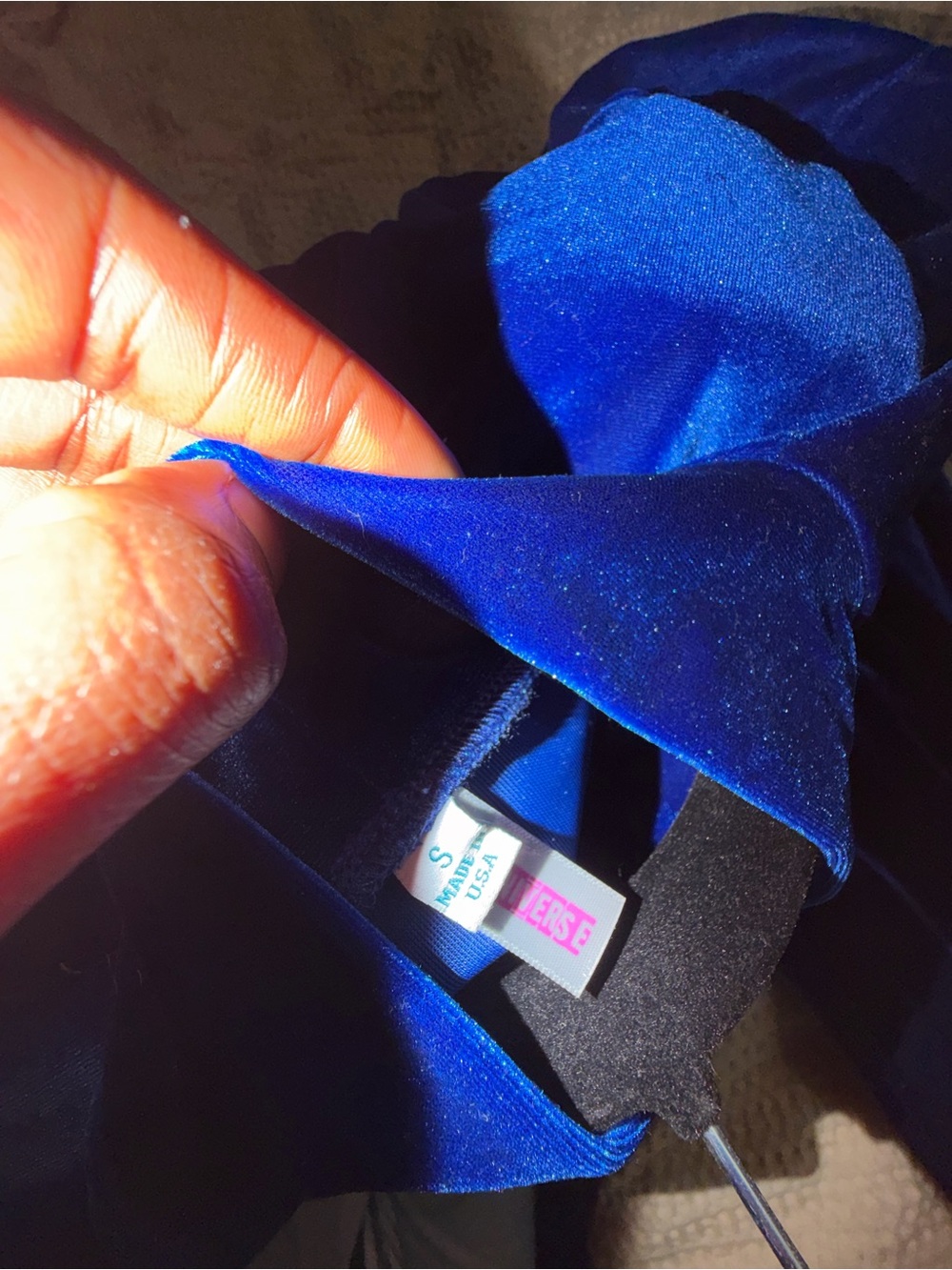 Her Universe Royal Blue Velour Pantsuit Set - Picture 6 of 8